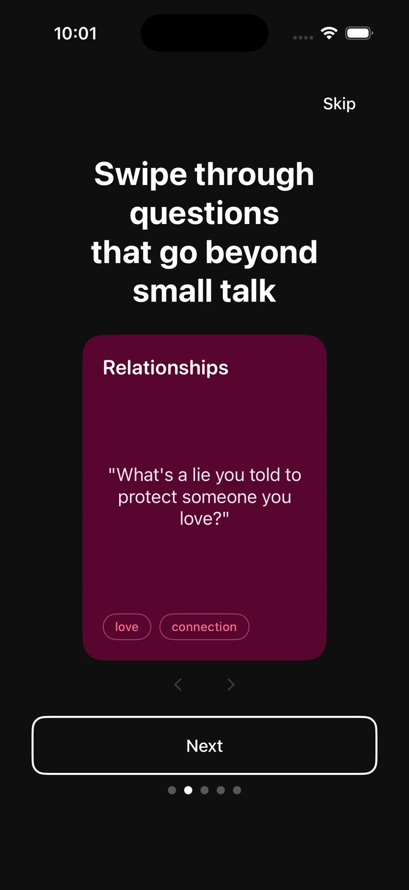 OhSnap: Swipe to explore