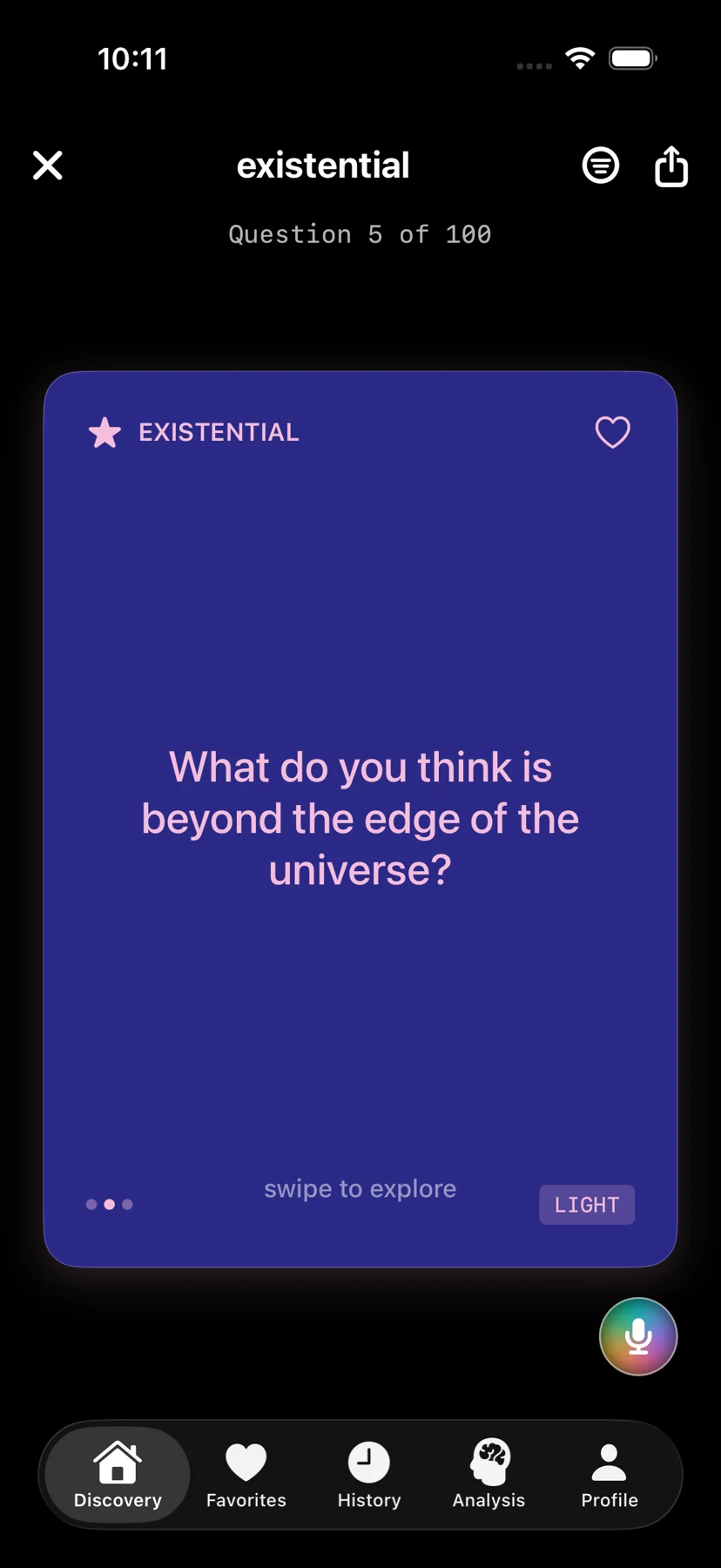 OhSnap: Existential questions